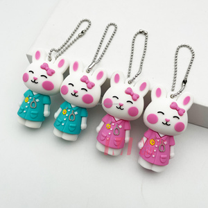 カラフルなPVCゴム製ノベルティ注射器アンプルブレーカ保護看護器具栓抜きキーチェーンファイリング製品 - Product Image 5