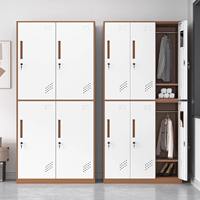 Armoire métallique moderne convertible 6 portes 2026 pour rangement de vêtements, mobilier de chambre, bureau à domicile, atelier, salle de sport, hôpital, centre commercial, dortoir