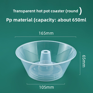 ถ้วยฮอตพอทแบบใช้แล้วทิ้ง 2-in-1 พร้อมหลอดดูด ผลิตจากพลาสติก PP สำหรับใส่ขนมขบเคี้ยว ป๊อปคอร์น น้ำผลไม้ และเครื่องดื่ม - Product Image 4