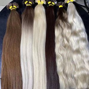 Pointe à kératine de qualité supérieure fournisseur en gros prix extensions de cheveux humains vietnamiens bruts toutes couleurs - Product Image 1