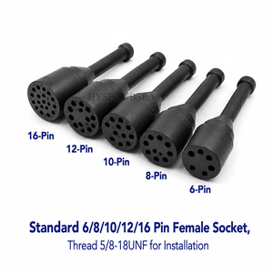 HYSF SUBSEA MCDC2F MCDC3F MCDC4F MCDC5F MCDC6F MCDC8F Conector Hembra Sumergible con Tapa Protectora - Product Image 3