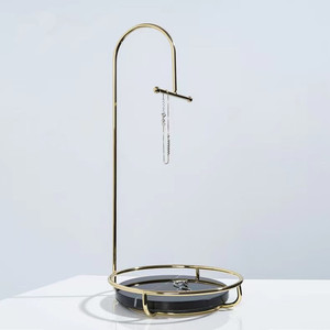 แท่นวางจานหินอ่อนสีดำอเนกประสงค์สำหรับจัดแสดงเครื่องประดับ - Product Image 3