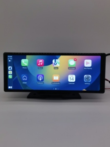 Caméra embarquée 10,26 pouces avec CarPlay et Android Auto, <span class=keywords><strong>enregistreur</strong></span> vidéo 4K DVR, caméra de recul, <span class=keywords><strong>application</strong></span> CarPlay sans fil et Google Maps - Product Image 5