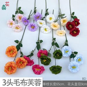 Flores Artificiales de Seda Mixta Realistas para Decoración de Bodas en Hoteles y Áreas de Recepción - Product Image 3