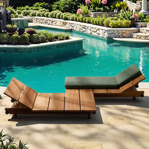 <span class=keywords><strong>Haut</strong></span> <span class=keywords><strong>de</strong></span> <span class=keywords><strong>gamme</strong></span> luxe teck bois massif Premium Chaise Daybed lounge chaise <span class=keywords><strong>de</strong></span> piscine confort optimal <span class=keywords><strong>lit</strong></span> <span class=keywords><strong>de</strong></span> <span class=keywords><strong>jardin</strong></span> extérieur pour hôtels - Product Image 3