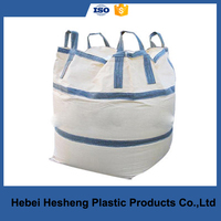 Sac Jumbo en vrac des fabricants de la Chine prix bon marché tissé PP matériel respirant conducteur fond plat charge de décharge 1000kg