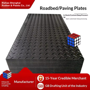 <span class=keywords><strong>Plaque</strong></span> de protection du sol en polyéthylène hexagonal, polymère HDPE UHMWPE, motif saule, résistante à la compression, pour base routière - Product Image 5