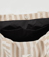 Sac fourre-tout de plage en lin et coton brodé avec logo personnalisé, sac de shopping et de voyage portable à ouverture facile, vente en gros pour femmes