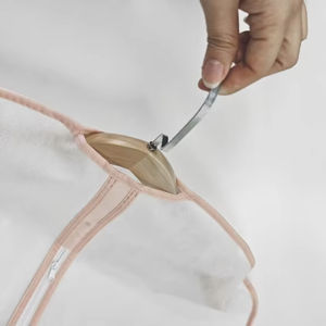 लक्जरी पारदर्शी शादी की पोशाक बैग फोल्डेबल पोर्टेबल धूल कवर दुल्हन के लिए जिपर हैंडल कस्टम लोगो - Product Image 4