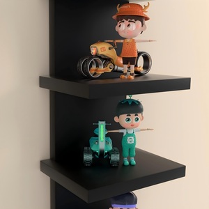 Giá để đồ đa tầng hiện đại không cần khoan tường, kệ sách đa năng cho phòng khách, phòng ngủ, đơn giản để sắp xếp dụng cụ - Product Image 5