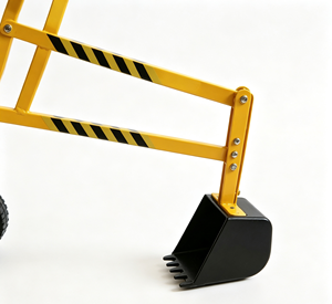 Unisex Yellow Metal Kids Ride-on 360 degrees Sand Digger Toy Garden Excavator Beach Outdoor <b>Play</b> - Product Image 3
