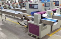 Machine d'emballage alimentaire automatique pour emballage de muffins de biscuits, de tasses, de gâteaux, de macarons, de tiramisu