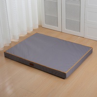 Tapis pour chien rectangulaire amovible, lavable et imperméable, design épaissi, pour grands chiens, lit pour chien toutes saisons, adapté à l'été, anti-adhérent, à mémoire de forme