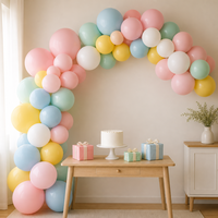 Ballons en latex satiné mat de 12 pouces, 100 pièces par sac, 2,8 g, couleur unie épaissie pour décoration d'arche de mariage et de fête d'anniversaire