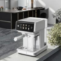 Machine à expresso automatique 20 bars pour bureau et hôtel, tactile et facile à transporter, facile à utiliser, multifonctionnelle