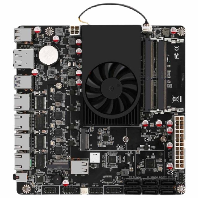 NAS Motherboard Intel N6005 N5105 J6412 J6413 4 LAN InteI I226-V 2. 5G Nics 2 X M.2 NVMe 6x SATA DDR4 HDI Mini ITX TPM COM