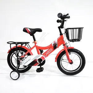 Vendita diretta in fabbrica biciclette per bambini ruote silenziose a raggi 12 "14" 16 "18" biciclette per bambini