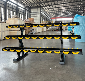 แร็ควางดัมเบลล์ Lanbo <span class=keywords><strong>GM110</strong></span> 2.5-60 กก. แบบมืออาชีพ 3 ชั้น สำหรับใช้ในโรงยิม แร็ควางดัมเบลล์โลหะ - Product Image 3