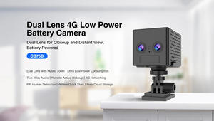 Kamera Dalam Ruangan 4G 6x Zoom Deteksi Gerakan Visi Malam Berwarna Kartu Sim Kamera Mini CCTV Berbasis Cloud Deteksi Bergerak Kamera Mini - Product Image 2