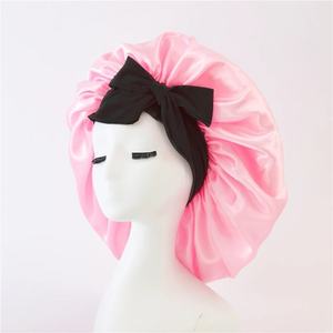 Syh27 bonnet de nuit en soie à larges bords foulard en coton Turban pour femmes soins de beauté et sommeil/fête <span class=keywords><strong>Bandana</strong></span> - Product Image 6