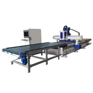 CA-1325 CNC nesting machine 3d woodworking machinery With atc loading and unloading system