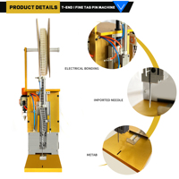 Nouvelle machine d'étiquetage pneumatique automatique sans dommages Booster Zero Damage BOS-163 pour rouleaux de broches d'étiquetage continu