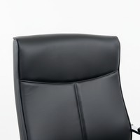 Chaise de bureau exécutive ergonomique moderne réglable en acier inoxydable avec appui-tête réglable en hauteur, pivotante, pour le bureau à domicile