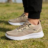 Nouvelles chaussures de course décontractées pour hommes à lacets, basses, confortables, souples, respirantes, rayées, avec semelle intermédiaire en EVA, tige en coton, PVC, été, printemps
