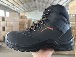 TG178-5 <span class=keywords><strong>Scarpe</strong></span> <span class=keywords><strong>Antinfortunistiche</strong></span> di Ottima Qualità Antiscivolo <span class=keywords><strong>Comode</strong></span> e Casual in Vera Pelle e Gomma con Puntale in Acciaio per Tutte le Stagioni - Product Image 4