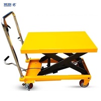 Chariot élévateur à main en alliage d'aluminium WGZN, capacité de 500 kg, pour le transport en usine, au prix d'usine