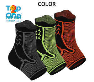 Top One vente chaude 3D tricot Fitness Gym marche Muay Thai course Protection soutien cheville orthèse manches pour hommes femmes - Product Image 2