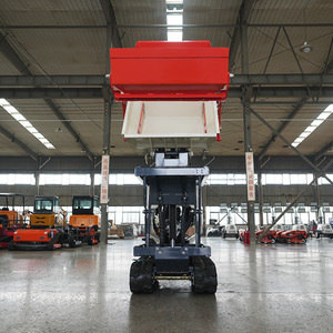 Durable Electric <strong>Power</strong> <strong>Barrow</strong> 300kg Load Walk Behind With Hydraulic Tipper for Greenhouse Garden Use Mini Electric Dumper - Product Image 5