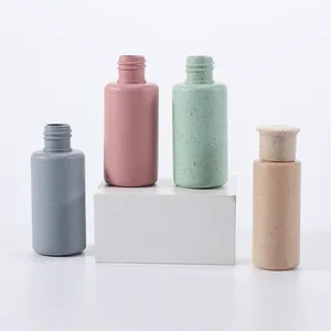 30ml 100ml 250ml 500ml Eco Friendly Biodegradable Wheat Straw Plastic Shampoo Bottle