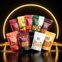 Sachets plats refermables personnalisés à trois soudures pour aliments secs en Mylar, pour lait 3g/7g