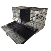 Cages à oiseaux pliables pour petits animaux de compagnie en intérieur, cages à oiseaux en fil métallique