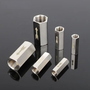 Zjsijhegf 1/8นิวเมติกส์แบบนิวเมติกส์แบบเต็มพอร์ตแบบ1/4 "3/8" 1/2 "BSP หญิงวาล์วตรวจสอบแบบ one-Way สำหรับอากาศน้ำน้ำมันแก๊ส - Product Image 3