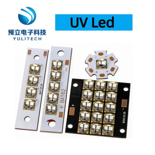 UV LED Modules UV Lamp 3535 6868 High Power Industrial-grade 255nm 265nm 275nm UV Light for Disinfection Water Sterilization