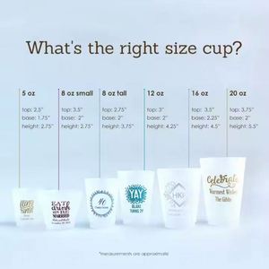 Vasos Personalizados Esmerilados para Vacaciones, Hogar, Playa, Barbacoa, Vasos para Eventos, Vasos para Bodas a Todo Color - Product Image 5