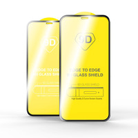 Protecteur d'écran pour téléphone portable, 2 pièces, Film de protection en verre trempé 9D, couverture complète 9H