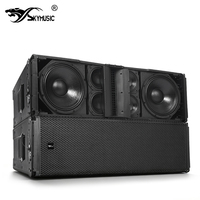 HDL 50-A 4K Double 12 pouces 3 voies, système de sonorisation actif Line Array, système audio professionnel, enceintes d'extérieur