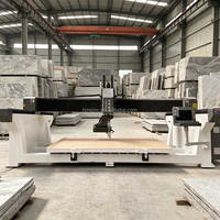 Scie à pont CNC 4 axes HMI pour blocs de granit, machine de découpe CNC pour pierre et marbre, idéale pour les plans de travail de cuisine et de salle de bain