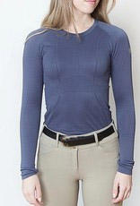 Chemise d'équitation à manches longues sans couture, produit pour chevaux de spectacle, chemises d'équitation pour concours, personnalisable - Product Image 3