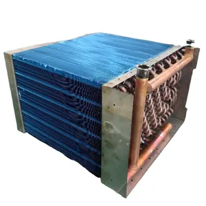 Factory Price aluminum fin tube heat exchanger coil evaporator for Industrial water chiller heat pump