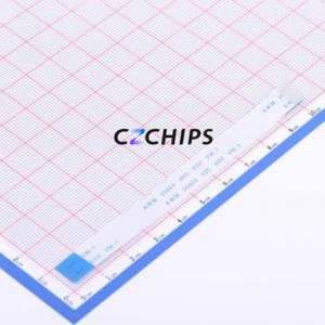 JS05B-16P-100-4-8 FFC Cable (Flexible Flat Cable) P=0.5mm Connector 16P 0.5mm 0.3mm Reverse - Product Image 1