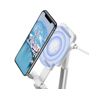 Soporte de <span class=keywords><strong>carga</strong></span> inalámbrica rápida de 10W, cargador inalámbrico extensible plegable para iPhone/Samsung/Huawei/<span class=keywords><strong>Xiaomi</strong></span> - Product Image 2