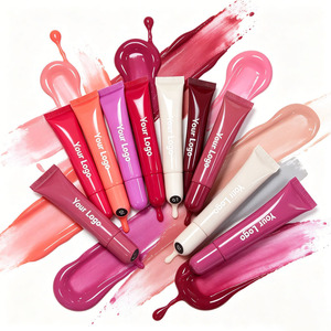 Peptide <b>Lip</b> Gloss Hydrating Plumping <b>Lip</b> Oil Moisturizing <b>Lip</b> Care Private Label OEM - Product Image 2