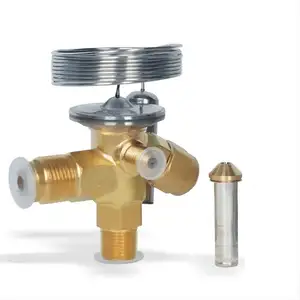 Válvulas de expansão térmica de cobre para aplicações de ar condicionado, refrigeração, HVAC e refrigeradores, peças usadas para refrigeração