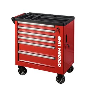 Armoire de rangement en fer à 6 tiroirs personnalisable OEM/ODM, chariot roulant en acier robuste, revêtement en poudre, atelier de réparation automobile, <span class=keywords><strong>garage</strong></span> - Product Image 1