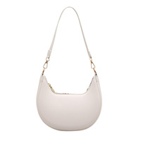 Sacs de luxe de marque pour femmes, sac sous le bras tendance Y2K, sac à bandoulière rétro en forme de croissant pour femmes, élégant sac hobo en cuir PU