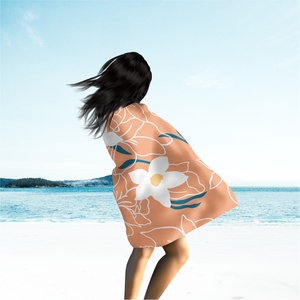 Vente en gros de serviettes de plage en microfibre de daim sans sable avec marque privée personnalisée - Product Image 1